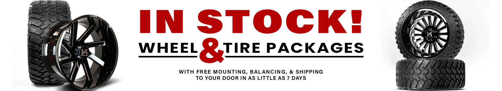 Truck wheel and tire packages online banner